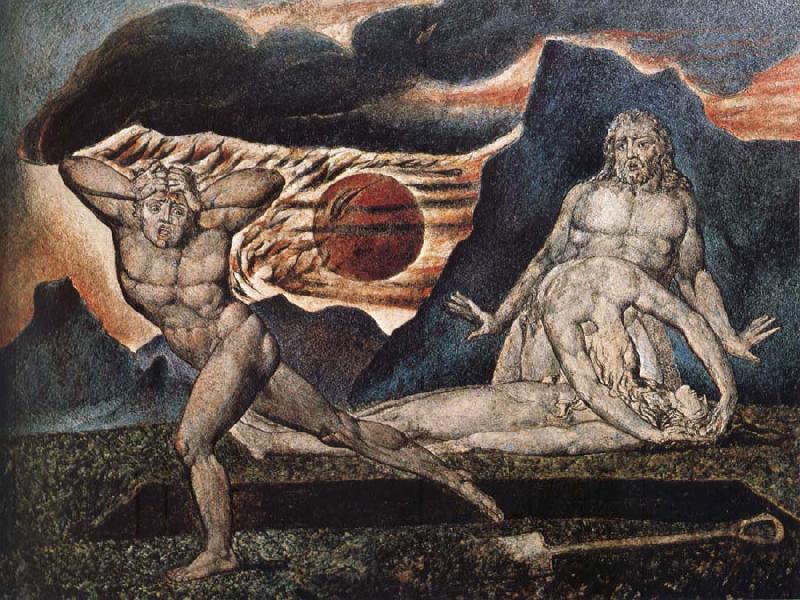 William Blake The Body of Abel Found by Adam and Eve